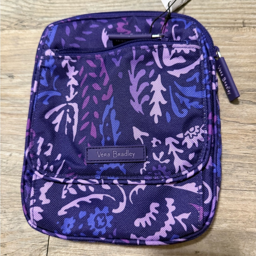 Vera Bradley Purple Paisley Lighten Up Mini Hipster